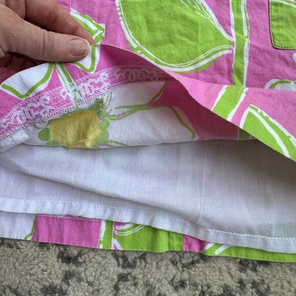 Vtg Lilly Pulitzer White Tag Fresh Air Hibiscus Print Shift Dress Shift Size 6 - Picture 5 of 7